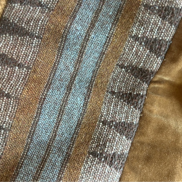 Brown Pleated A-Line Midi Skirt - Picture 4 of 6